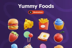 Fast Foods 3D Icons