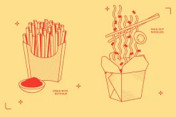 Fast Food Vector Illustration
