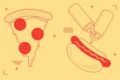 Fast Food Vector Illustration