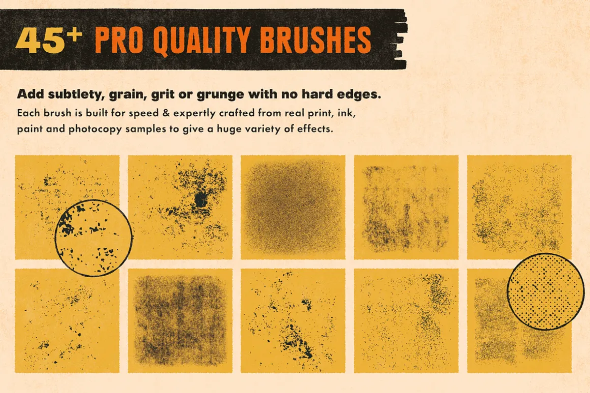 Fast Grit Brushes for Affinity