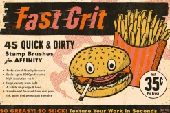 Fast Grit Brushes for Affinity