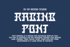 Fast Serious - Racing & Speed Font