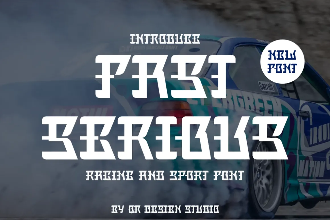 Fast Serious - Racing & Speed Font