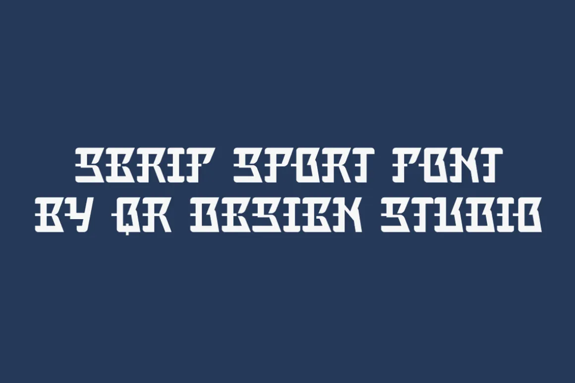 Fast Serious - Racing & Speed Font