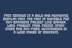 Fast Serious - Racing & Speed Font