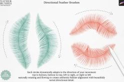 Feather Brushes for Procreate