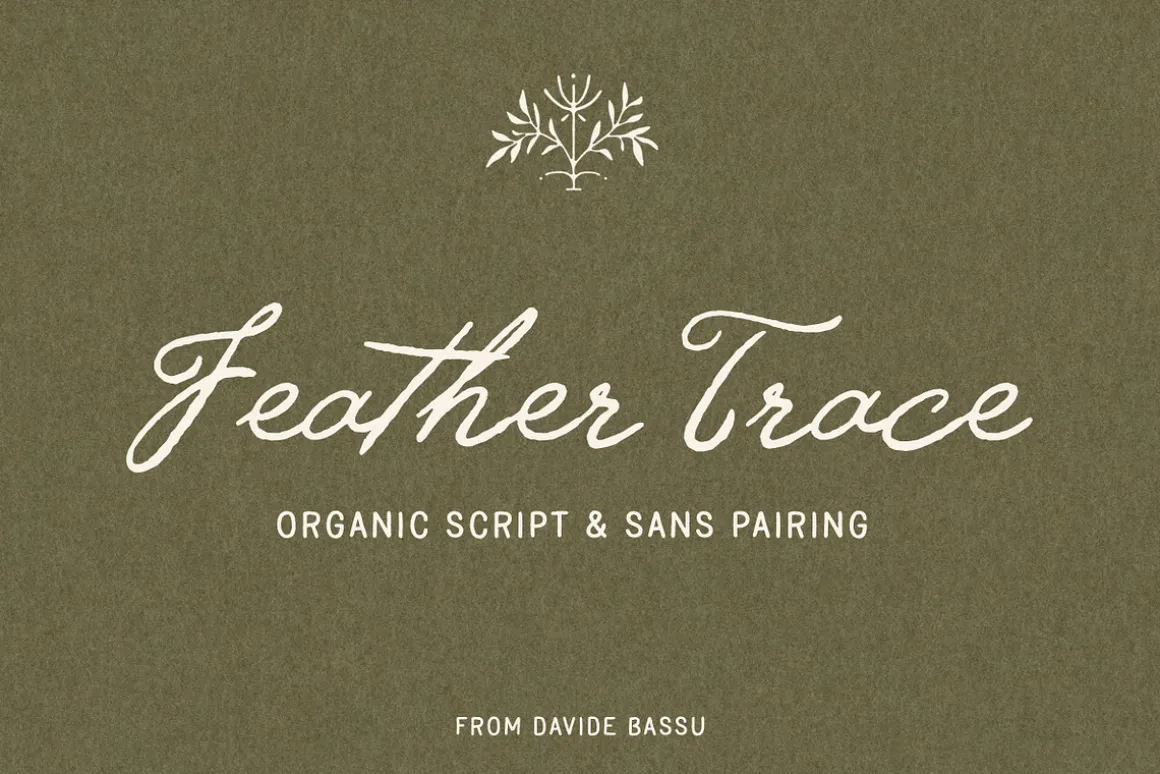 Feather Trace - Organic Font Duo
