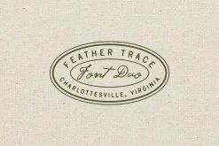 Feather Trace - Organic Font Duo