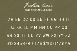 Feather Trace - Organic Font Duo