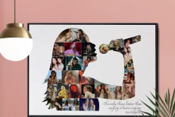 Female singer Photo collage