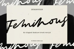 Feminous Font - Elegant Brush Script