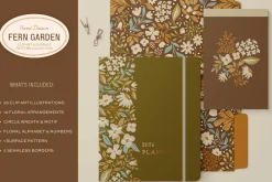 Fern Floral Illustrations & Pattern