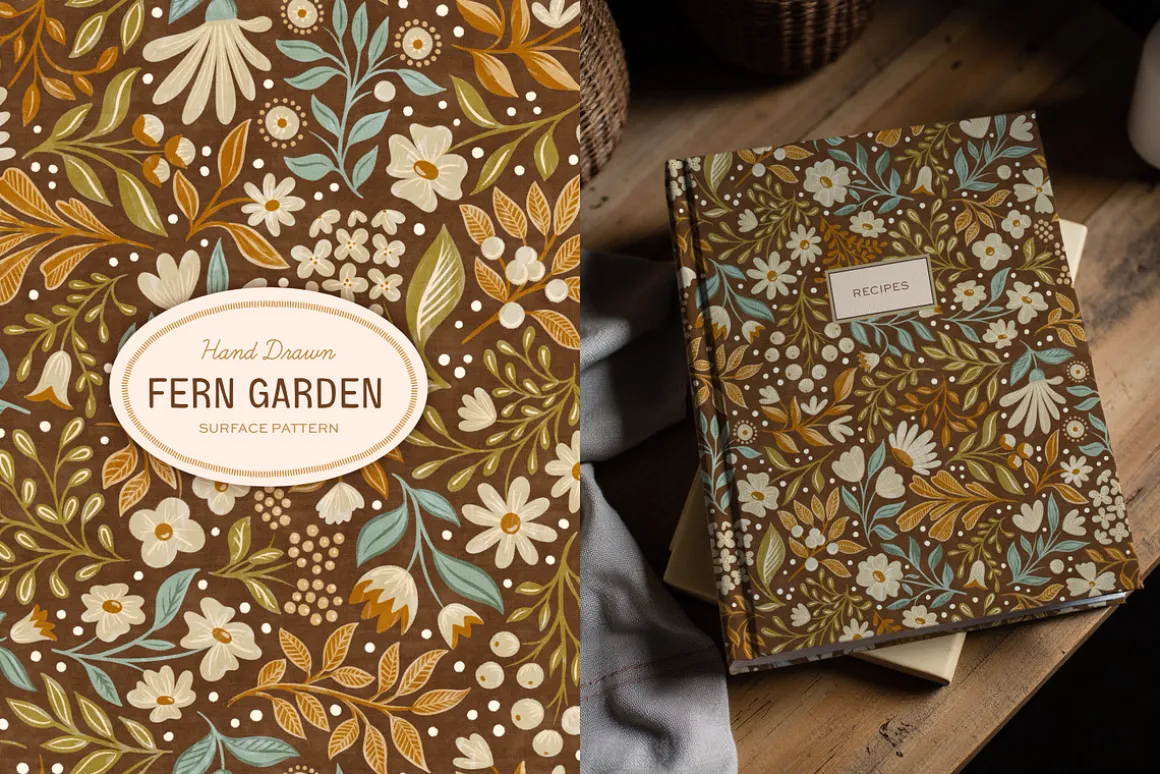 Fern Floral Illustrations & Pattern