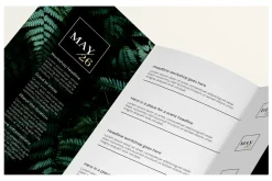 FERNS Trifold Event Flyer Design