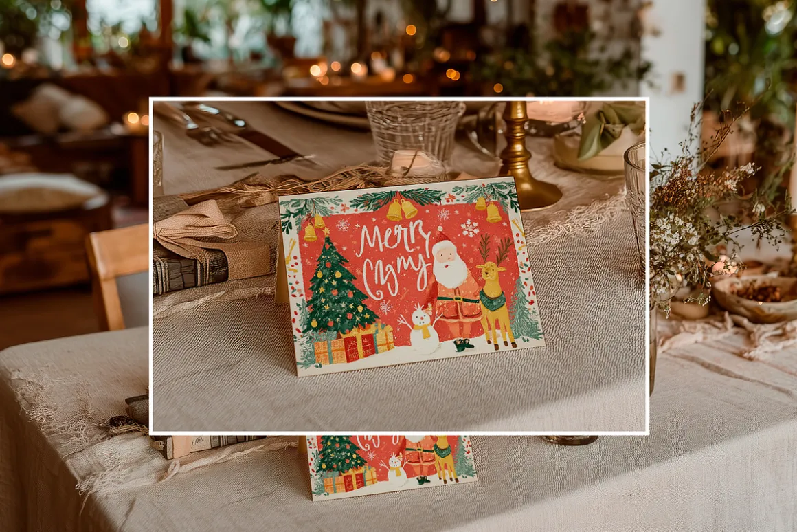 Festive Paper | Christmas Mockups