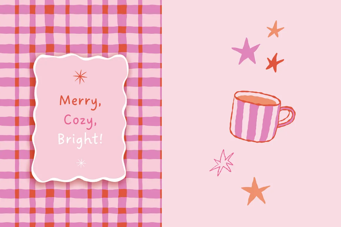 Festive Joy, patterns & illustration