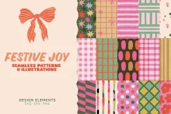 Festive Joy, patterns & illustration