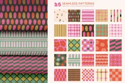 Festive Joy, patterns & illustration