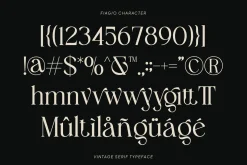 Fiagio – Elegant Vintage Serif
