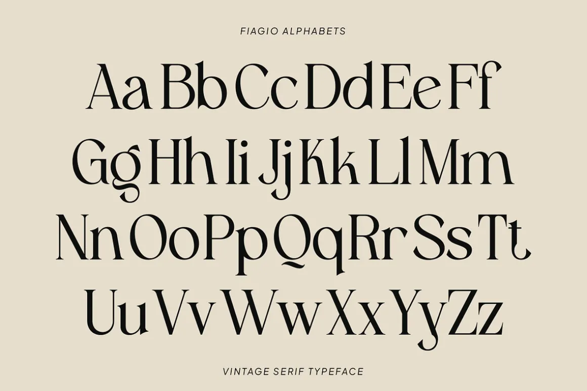 Fiagio – Elegant Vintage Serif