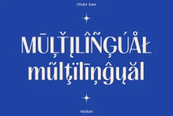 FIBULAR SANS - Variable Display Type