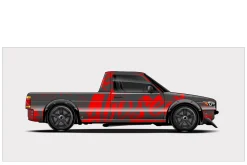 Fierce Racing Car Wrap Design