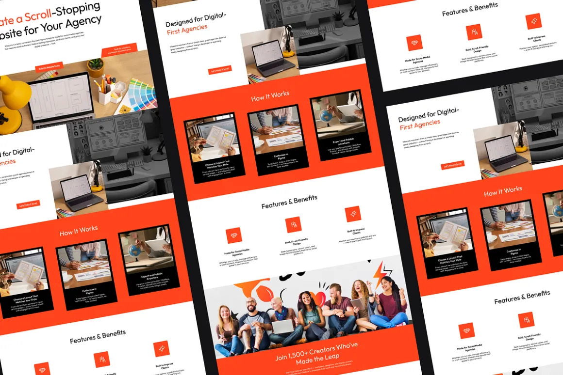 Figma Creative Agency Landing Page
