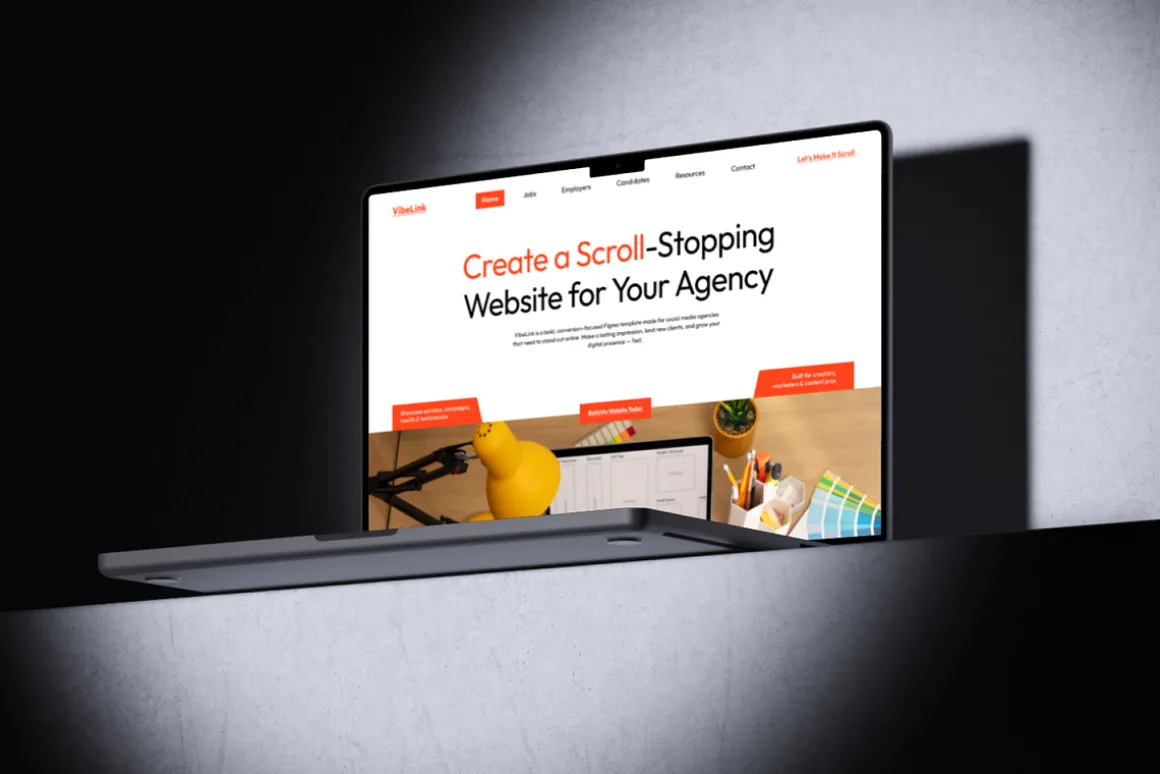 Figma Creative Agency Landing Page