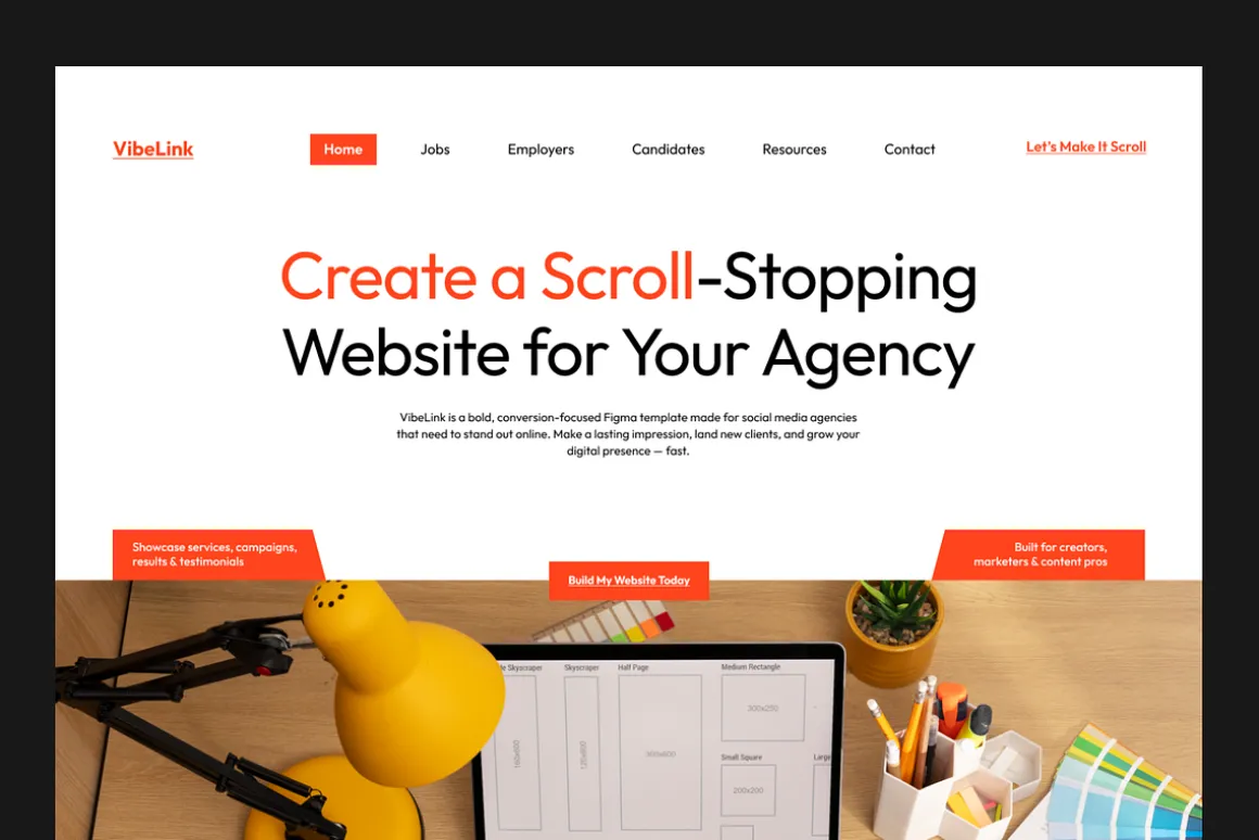 Figma Creative Agency Landing Page
