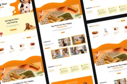 Figma Pet Shop Landing Page