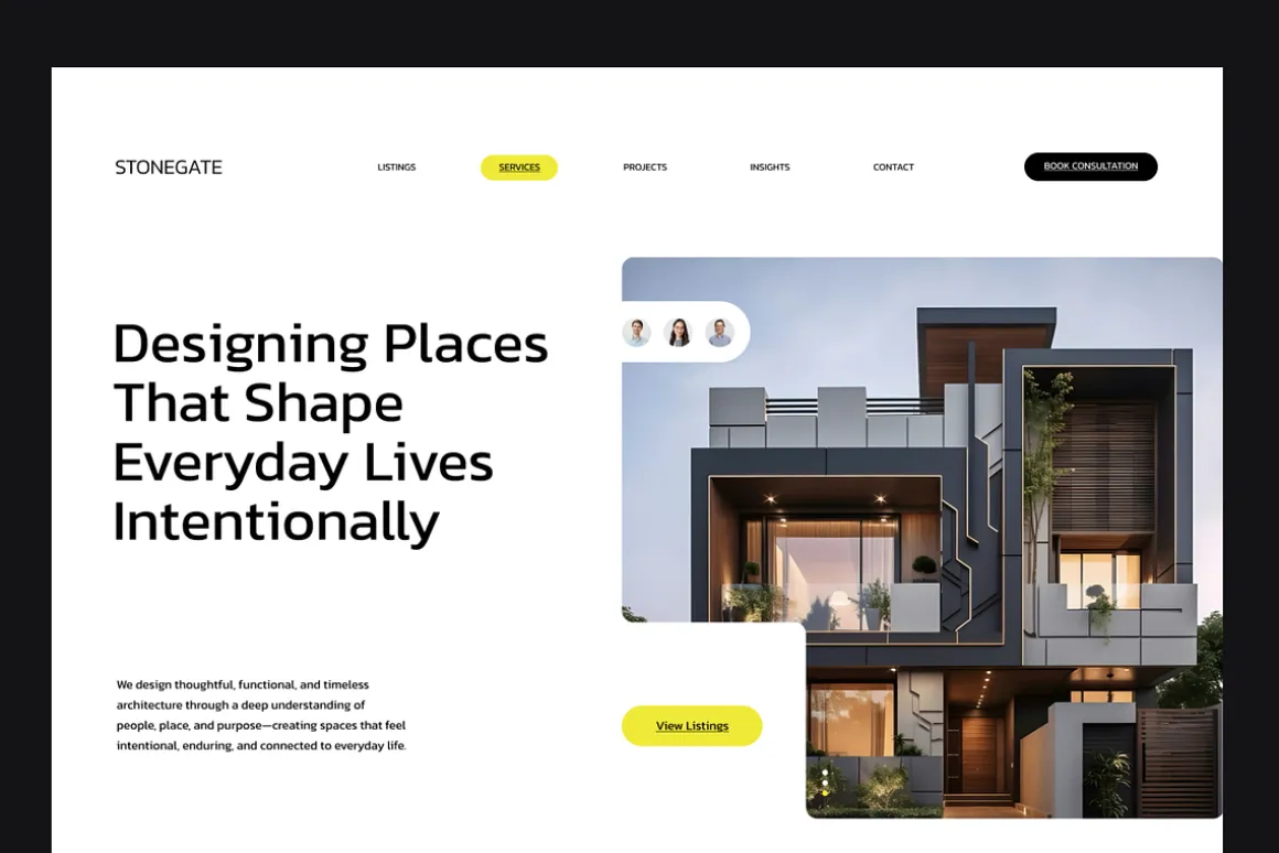 Figma Real Estate Landing Page