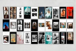 100 Film Frames & Instant Templates
