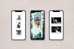 100 Film Frames & Instant Templates