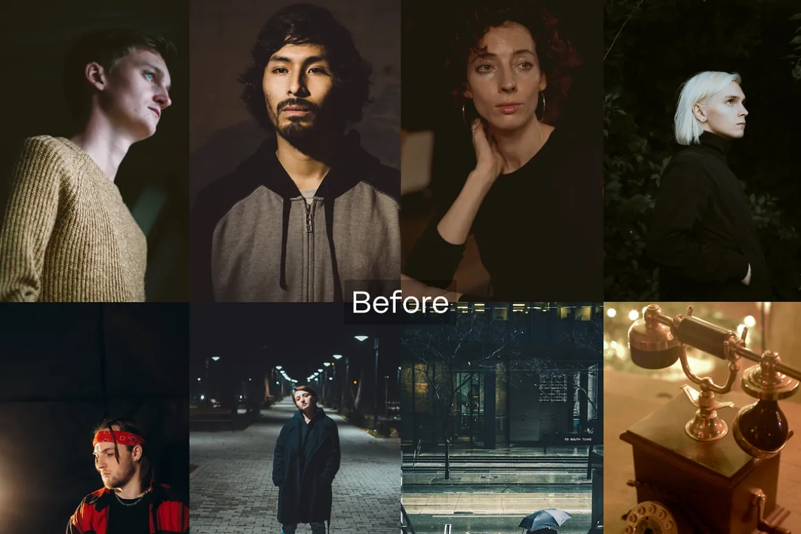 10 Film Noir Lightroom Presets