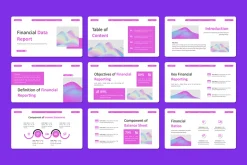 Financial Data Report Google Slides