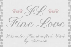 Fine Love Handcrafted Pixel Font