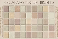 Fine Canvas Texture Brushes
