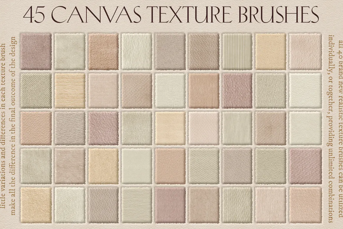 Fine Canvas Texture Brushes
