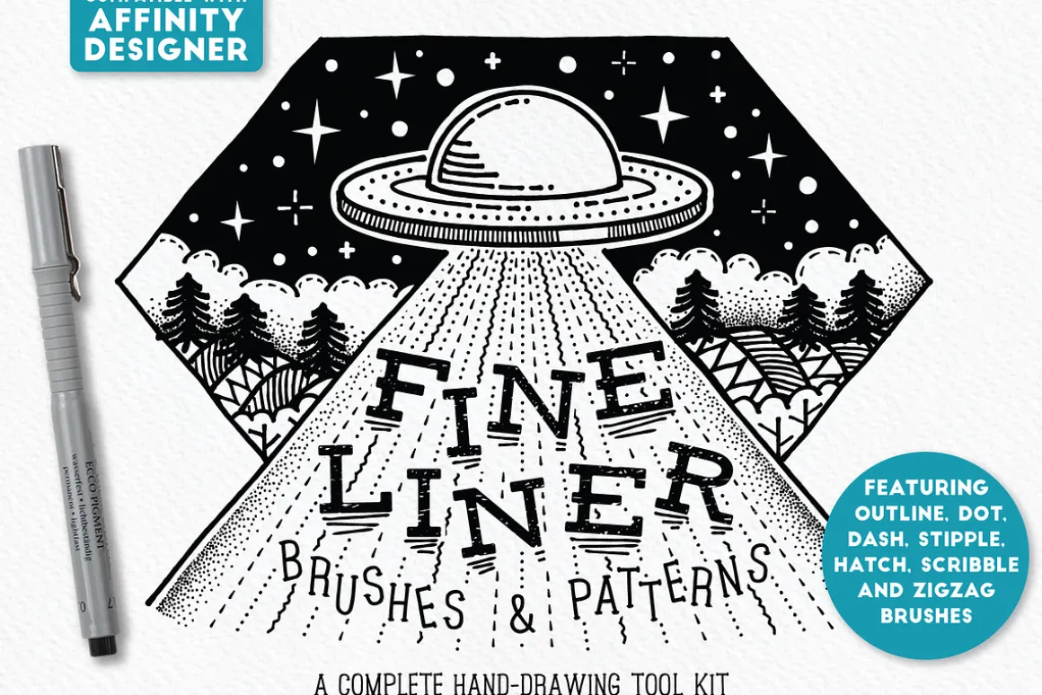 Fine Liner - Affinity Brushes