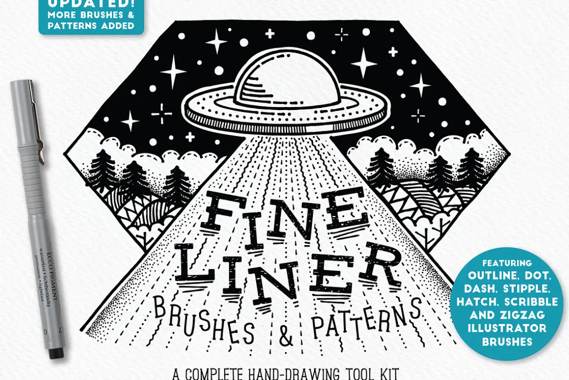 Fine Liner Brushes & Patterns