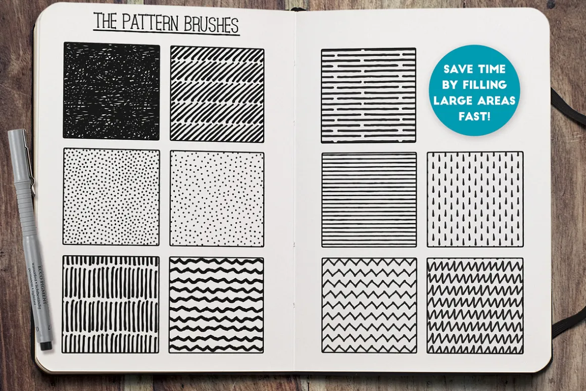 Fine Liner Brushes & Patterns