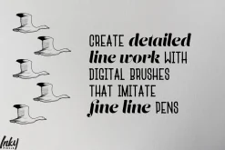 FineLiner Ink Procreate Brushes