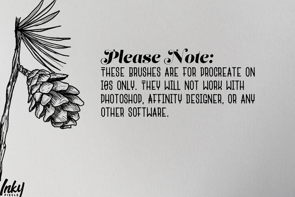 FineLiner Ink Procreate Brushes
