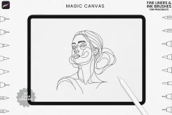 Fine Liners Ink Brushes Procreate