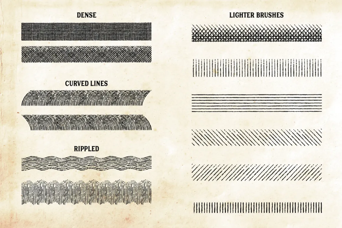 Finest Vintage - Illustrator Brushes