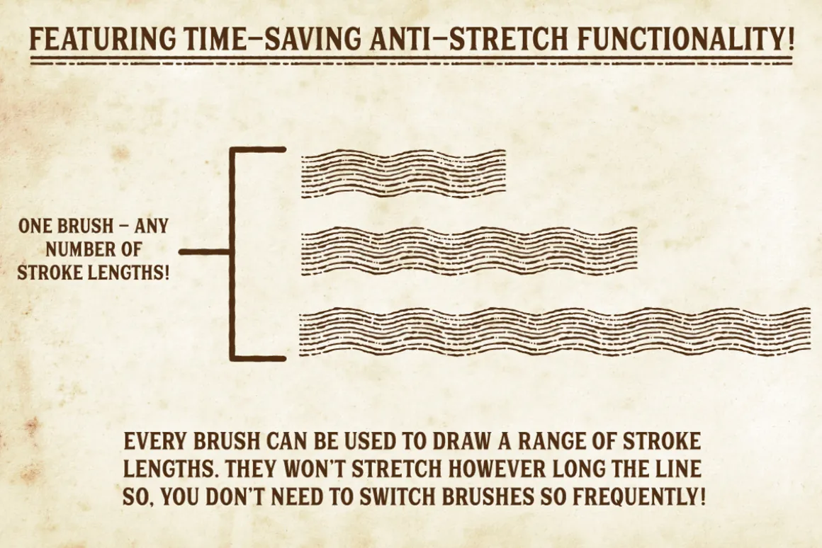 Finest Vintage - Illustrator Brushes