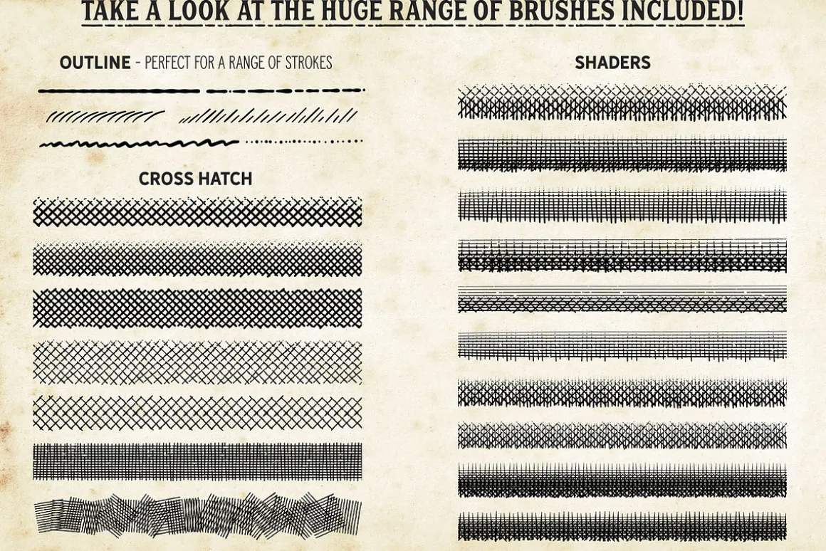Finest Vintage - Procreate Brushes