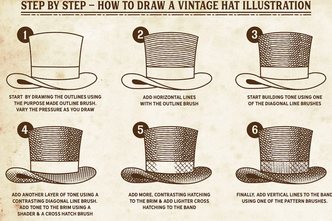Finest Vintage - Procreate Brushes