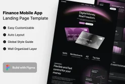Fintech Landing Page Figma Template