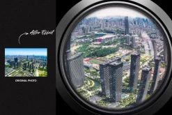 Fisheye Lens Square & Poster Effect